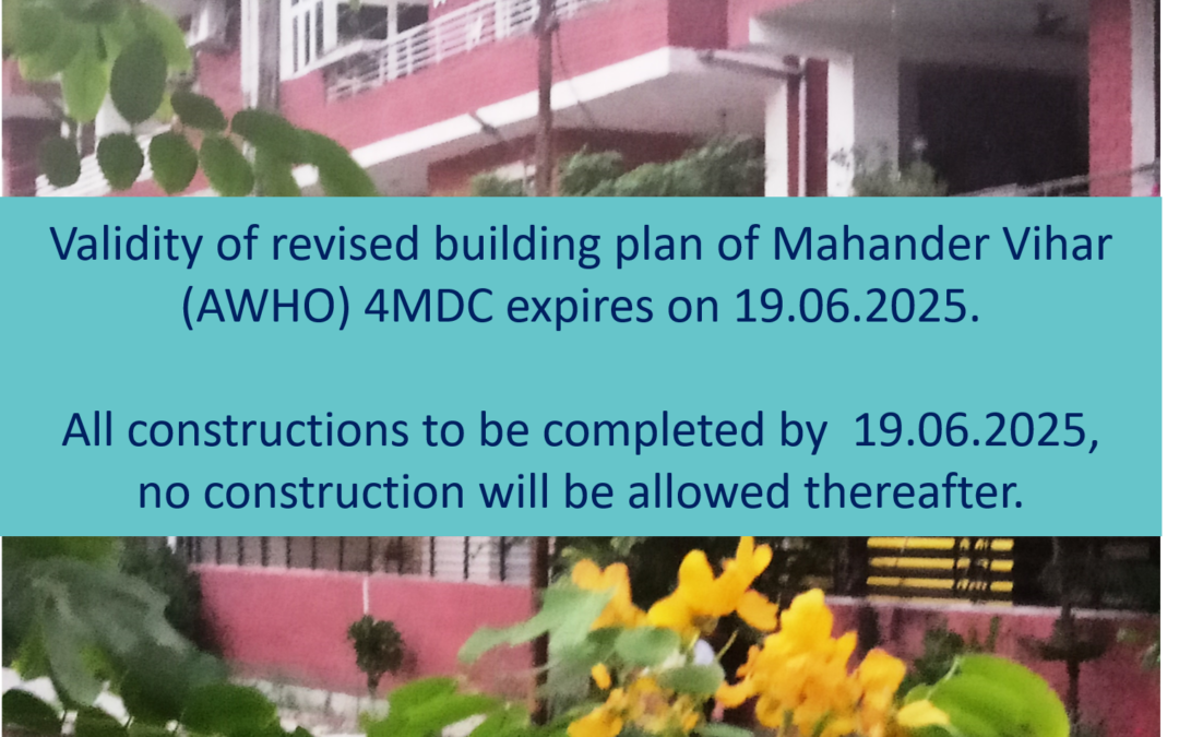 APPROVAL OF REVISED BUILDING PLAN 31 Dec 2024